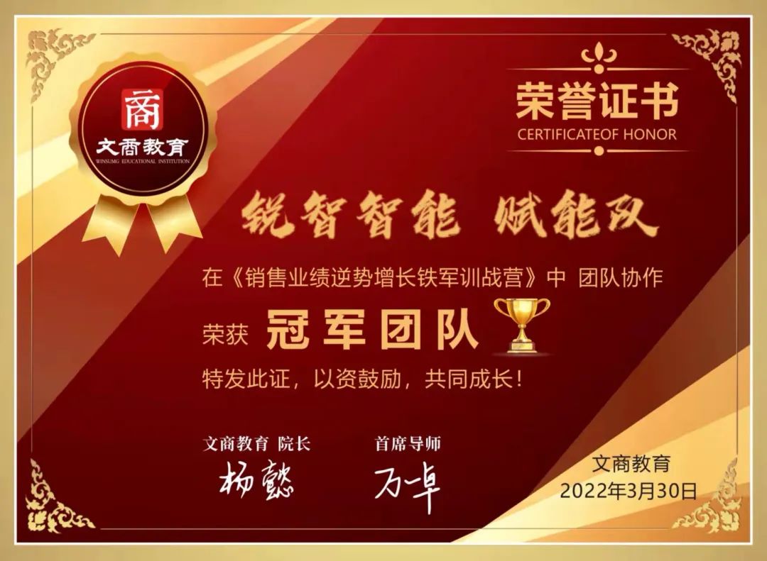 學(xué)習(xí)著、進(jìn)步著——銳智營銷團(tuán)隊(duì)《銷售業(yè)績逆勢增長鐵軍訓(xùn)練營》圓滿結(jié)束！